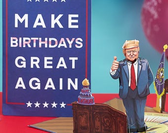 Trump Birthday Card